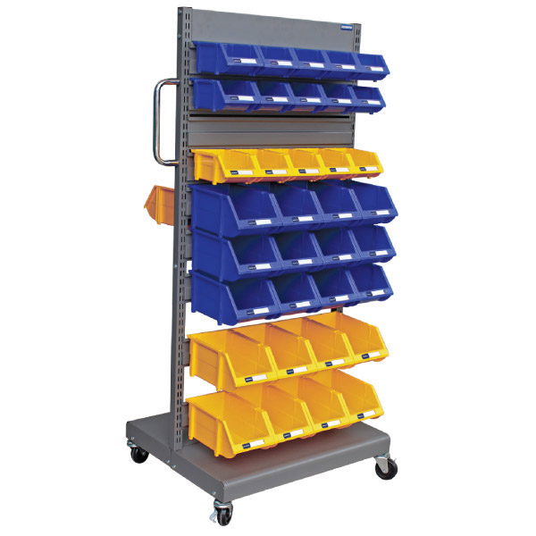 TRADEMASTER - MOBILE '' HB'' BIN DISPLAY STAND COMPLETE 